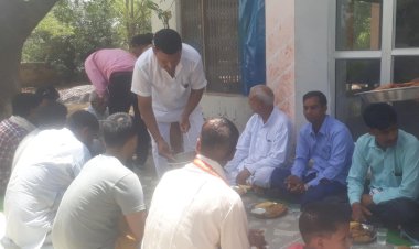 गुरू पूर्णिमा के समापन पर भण्डारे का हुआ आयाेजन