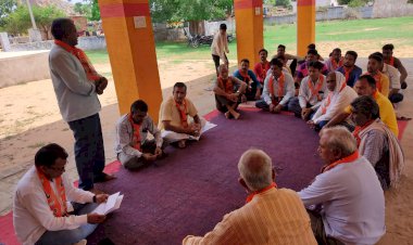 भाजपा संगठन मजबूत करने के लिए कार्यकर्ता अभी से कमर कसकर रहें तैयार - रामस्वरूप सैनी