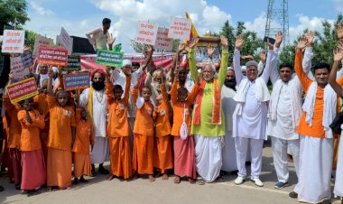 क्रांति यात्रा का ब्रज के पर्वत आदिबद्री व कनकाचल को खनन मुक्त करने की अंतिम लड़ाई का आगाज