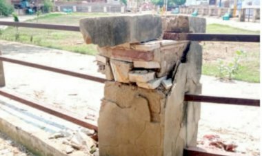 जिम्मेदारों की अनदेखी के चलते गोविन्द माधव दास पार्क हो रहा बदहाल