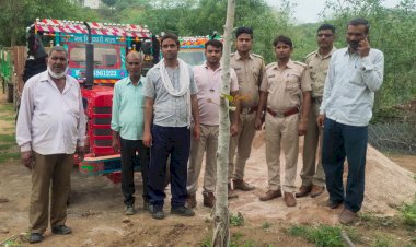 वन विभाग ने अवैध खनन के खिलाफ कसी कमर, तीन ट्रेक्टर जब्त