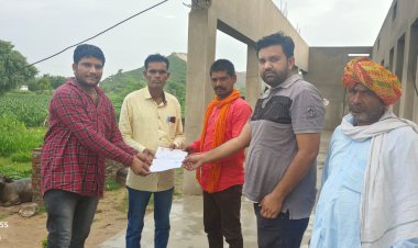 असंगठित मजदूर संघ अलवर के वरिष्ठ उपाध्यक्ष बने भगवान शर्मा