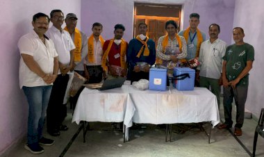 वैक्शीनेशन शिविर का ब्राहाण धर्मशाला में हुआ आयोजन