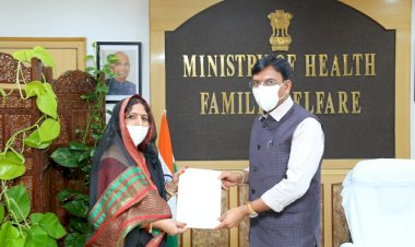 भरतपुर सांसद रंजीता कोली ने की भरतपुर में केन्द्रीय चिकित्सालय एवं रिसर्च सेन्टर खोलने की मांग