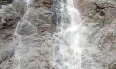 मूसलाधार बरसात होने से खोह मनसा माता पहाड़ियों में चले झरने, एनिकट के जोहड़ों में आया पानी खेत हुए लबालब