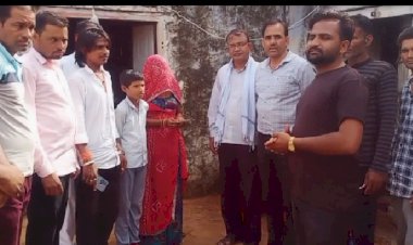 खोह गांव की जरूरतमंद महिला को भामाशाहों ने दी 7100 रूपये की आर्थिक सहायता