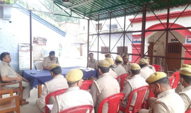 डिप्टी एसपी दातागंज का थाना अलापुर में दौरा