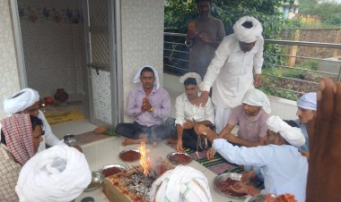 पोंख पावर हाउस परिसर में स्थित बालाजी महाराज के हवन एवं प्रसाद का हुआ आयोजन