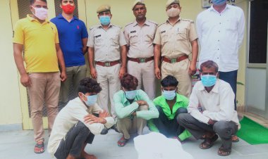ततारपुर थाना पुलिस ने पानी की समर्सिबल मोटर चोरी करने के आरोप में कबाड़ी सहित चोरों को किया गिरफ्तार