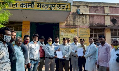 राजस्थान शिक्षक संघ ने दिया मुख्यमंत्री के नाम 5 सूत्री मांगों को लेकर ज्ञापन