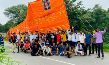 16 वीं पद यात्रियों ने किए सांवरिया सेठ के दर्शन