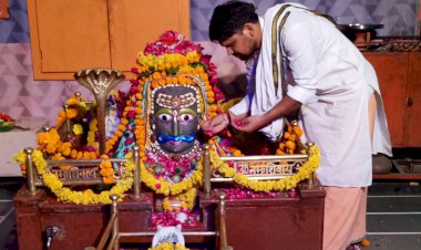 चमक नमक रुद्राभिषेक का हुआआयोजन