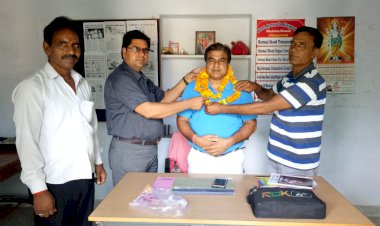 डॉ कुमावत ने संभाला ढ़हरियान बावड़ी के आयुर्वेदिक औषधालय का पदभार