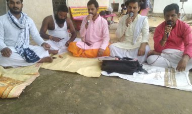 सावन मास पर्व पर बड़वाले हीरामल जी मंदिर देव धाम ककराना में की पार्थिव शिवलिंग पूजा अर्चना