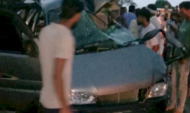 नागौर के कुचामन के निकट सड़क हादसा, एक ही परिवार के 5 लोगो की मौत