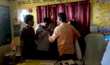 हेड मास्टर ने नर्स को भेजी अश्लील तस्वीरें व मैसेज, चेतावनी के बाद नही मानने पर हुई जमकर ठुकाई, वीडियो वायरल