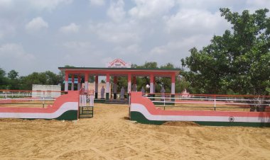 शहीद स्मारक पोसाना का मूर्ति अनावरण की तैयारियां जोर-शोर से 15 अगस्त को होगा अनावरण