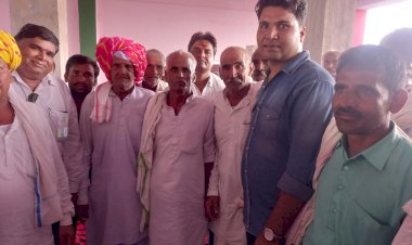 जाट चैरासी के नवनिर्वाचित अध्यक्ष का स्वागत सम्मान