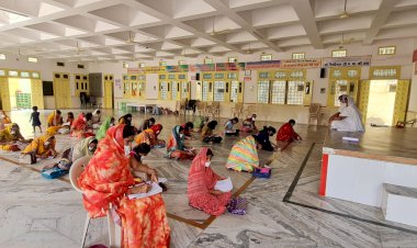 आचार्य आनंद ऋषि म.सा. के 121 वे जन्मोत्सव को सामूहिक सामायिक के रुप मे मनाया