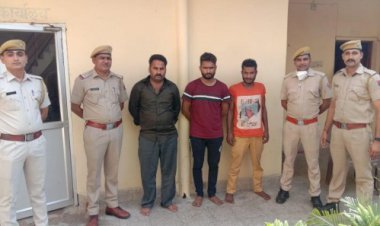 ट्रक टेंकरो से कैमिकल चुराकर बेचने वाले गैंग का पर्दाफास,तीन आरोपी गिरफ्तार