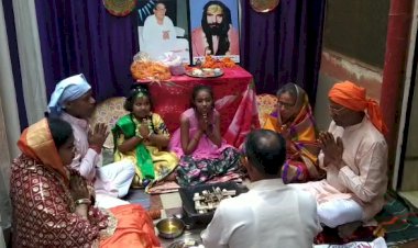 दिव्यांग बच्चों की मंगल कामना हेतु मंथन ने करवाया हवन यज्ञ