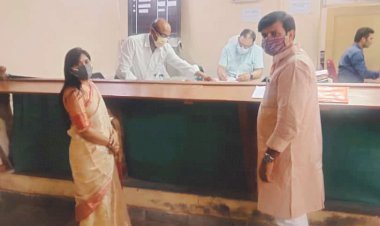 पंचायत समिति सदस्य के लिए दो प्रत्याशियों के आए नामांकन