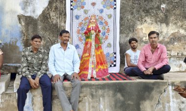 उदयपुरवाटी में तीज माता की सवारी की हुई पूजा- अर्चना अर्चना