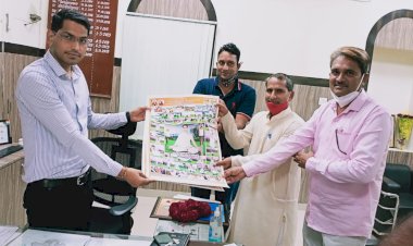 पतंजलि योग समिति बहरोड ने किया उप जिला कलक्टर का स्वागत