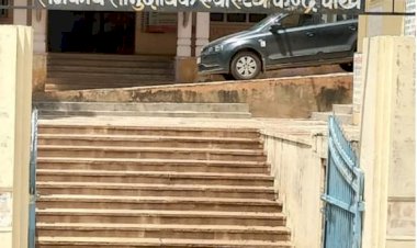 उदयपुरवाटी उपखंड क्षेत्र के पौख सीएचसी हॉस्पिटल का हाल बेहाल