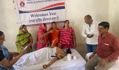 शंकरदेव भारतीय विद्यालय में 29 यूनिट रक्त हुआ एकत्रित