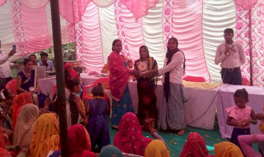 बीधोता गांव में ग्राम संगठन नारी शक्ति राजीविका महिला ग्राम संगठन का सरपंच ने किया उद्घाटन