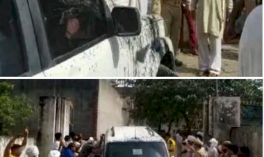 भाजपा विधायक की गाड़ी पर हुआ हमला, शीशे तोड़ फैंका कीचड़