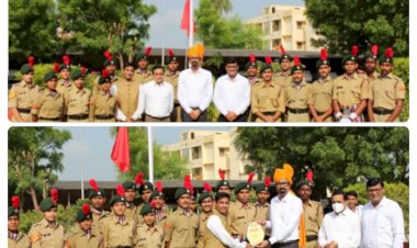 संगम विश्वविद्यालय में हर्षोल्लास के साथ मनाया 75वां स्वतंत्रता दिवस