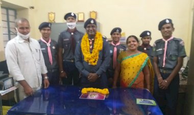 सर्किल ऑर्गेनाइजर (स्काउट) ने कार्य ग्रहण के बाद किया पौधारोपण