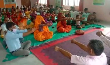 वैलनेस सेंटरों पर आयुष्मान भारत योजना के तहत योग का आगाज