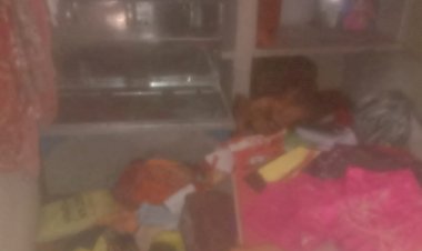 आसीन्द उपखंड के ग्राम कटार मे चोरों ने उड़ाया लाखों का माल