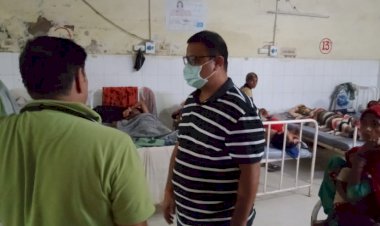 सीएमएचओ ने किया ड़ीग सीएचसी का औचक निरीक्षण, भर्ती वार्ड में भीड़ पर जताई नाराजगी