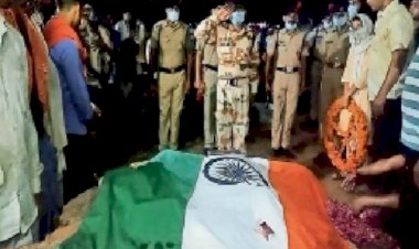 हेलक में सैन्य सम्मान के साथ हुआ आइटीबीपी जवान का अंतिम संस्कार,हृदय गति रुकने से लेह लद्दाख में हुई  मौत