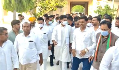 सचिन पायलट का सीएम गहलोत के गढ़ में शक्ति प्रदर्शन