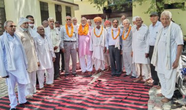 पूर्व सैनिक लीग बहरोड़ के कप्तान सज्जन सिंह निर्विरोध चुने गए अध्यक्ष