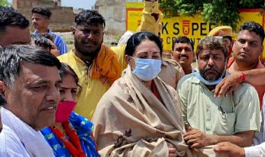 सांसद दीया कुमारी व सांसद रंजीता काेली का भाजपाईयाे ने किया स्वागत