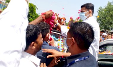पूर्व उपमुख्यमंत्री सचिन पायलट का सूरेर गांव में कांग्रेसी कार्यकर्ताओं ने किया स्वागत