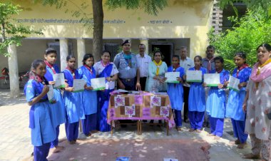 राजकीय बालिका माध्यमिक विद्यालय जखराना में स्काउट गाइड के एक दिवसीय प्रशिक्षण शिविर किया गया आयोजित