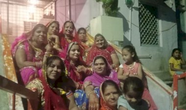 परिवार की सुख समृद्धि की कामना के लिए की तीज माता की पूजा