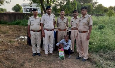 आबकारी विभाग की बानसूर क्षेत्र बड़ी कार्यवाही, 10 जगहों पर छापेमारी कर 5000 लीटर शराब की नष्ट