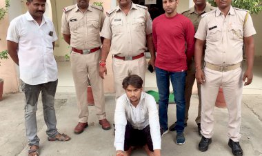 जैनपुरवास फायरिंग में शामिल आरोपी देशी कट्टे सहित गिरफ्तार