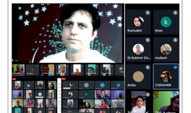 वेबीनार में नारी सौंदर्य और आभूषण विषय पर शोधपरक जानकारी दी