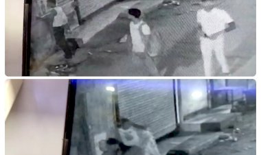 अज्ञात युवकों ने दुकानों के फाडे होर्डिंग, पुलिस की गस्त पर खड़े हुए सवाल