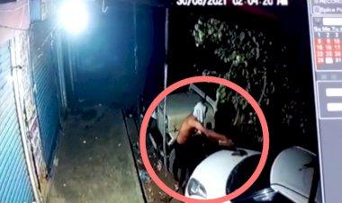 बानसूर मे बदमाशों का आतंक, दो गाडियों में पट्रोल डालकर लगाई आग