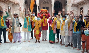 आदि वृंदावन कामवन की पंचकोसी यात्रा का हुआ शुभारंभ